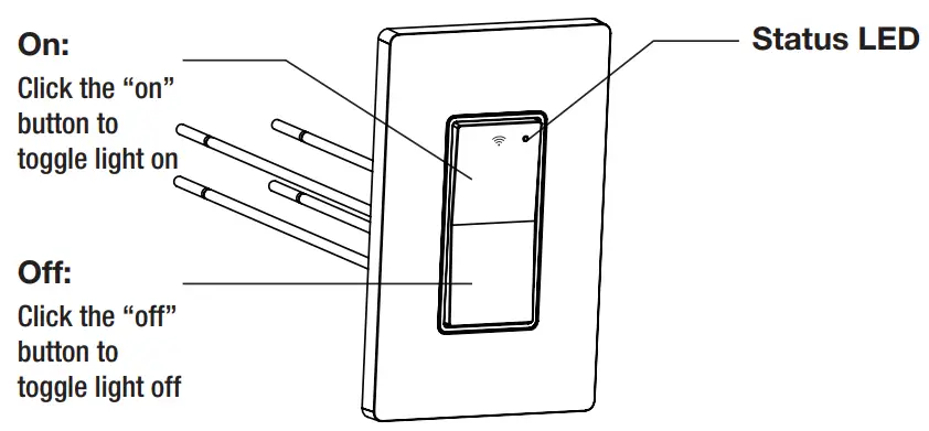 Commercial Electric HPSA21CWB 3 Way Smart Light Switch - Smart Light Switch