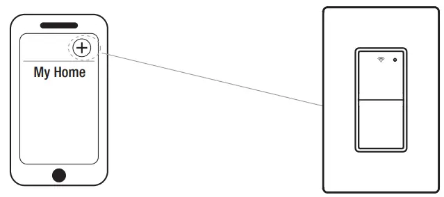 Commercial Electric HPSA21CWB 3 Way Smart Light Switch - switch