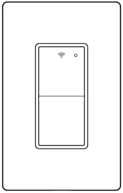 Commercial Electric HPSA21CWB 3 Way Smart Light Switch