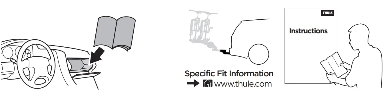 THULE 903750 Hitch Extender - fig