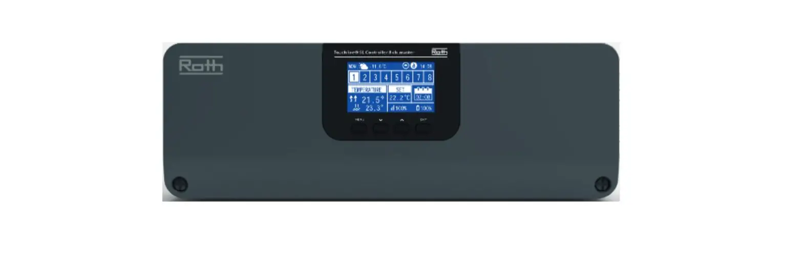 Roth Touchline Sl Control Unit 8 Channels Master 230v Installation Guide