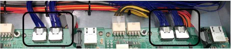 ONE STOP SYSTEMS 4U Pro 16 Slot Daisy Chain Mode Expansion System - Dipswitch Settings