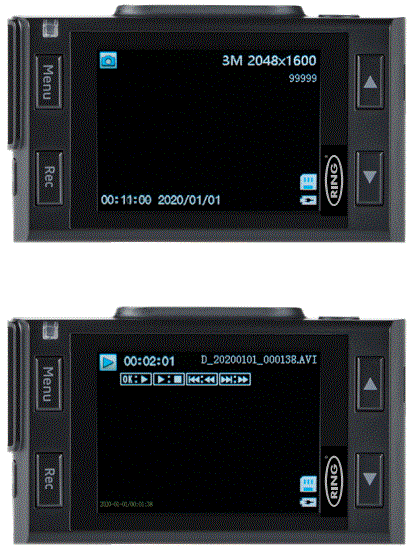 ring RDC1000 HD 720p Dash Cam 1000-FIG15