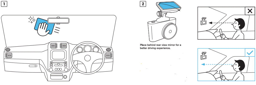 ring RDC1000 HD 720p Dash Cam 1000-FIG2