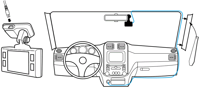 ring RDC1000 HD 720p Dash Cam 1000-FIG7