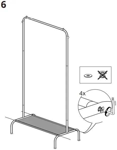 IKEA AA 2360875 3 BRUKSVARA Clothes Rack - Fig 4