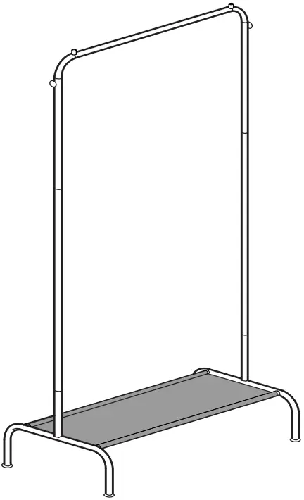 IKEA AA 2360875 3 BRUKSVARA Clothes Rack