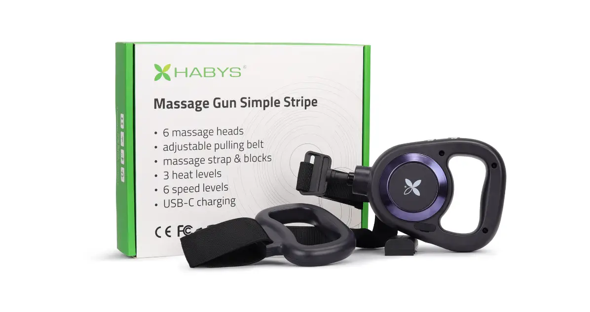 Habys Simple Stripe Massager Gun User Manual