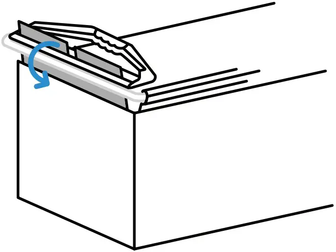 MOUNTING THE LAUNDRY BASKET