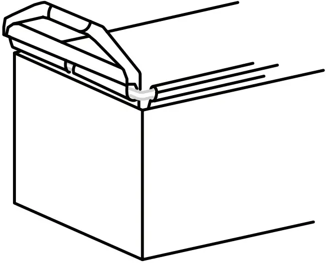 MOUNTING THE LAUNDRY BASKET