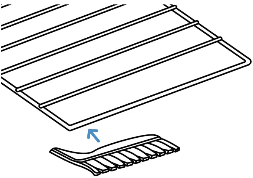 PLACE THE SOCK HOLDERS