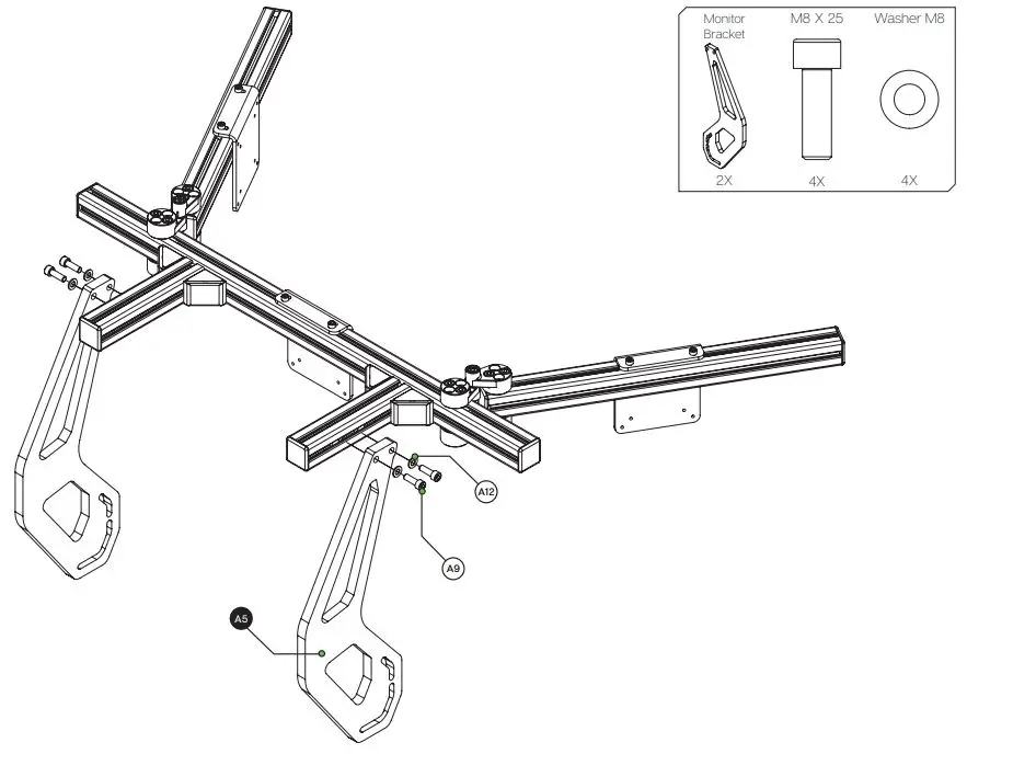 SIM-LAB-75-100-Integrated-Triple-Monitor-Mount-FIG-10