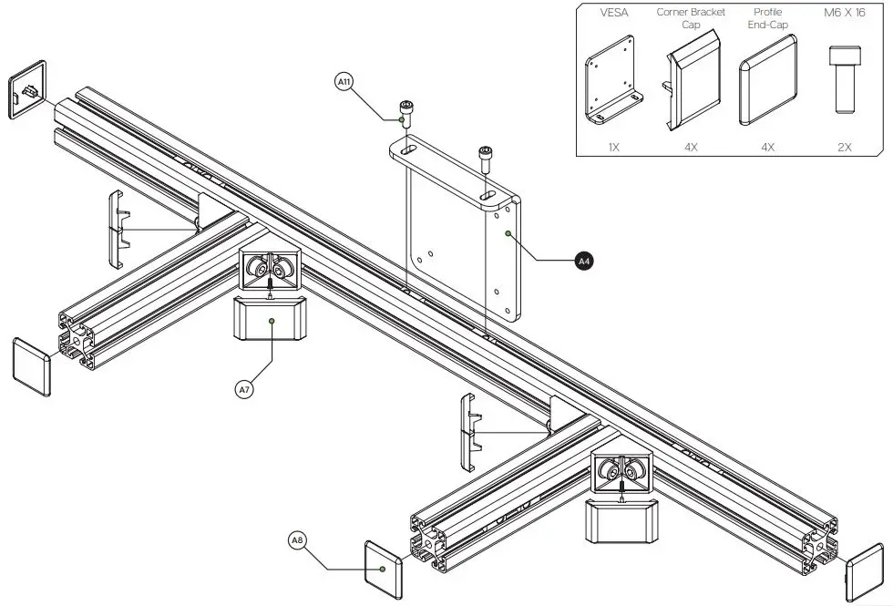 SIM-LAB-75-100-Integrated-Triple-Monitor-Mount-FIG-7