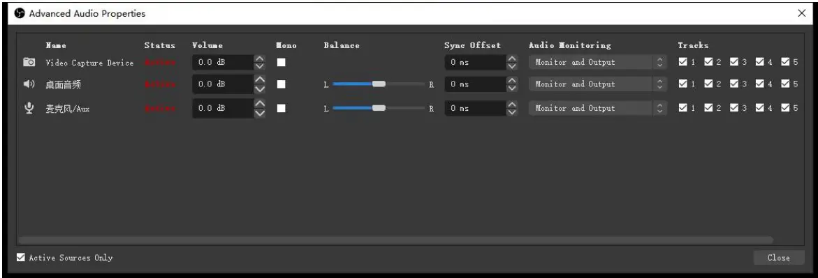 Advanced Audio Properties