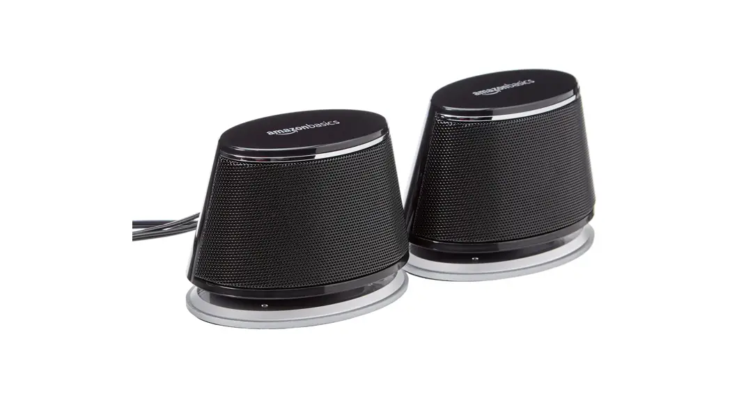 Amazon Basics B1okmcew2cl Plug In Play Usb Speakers For Computer Or Laptop User Guide