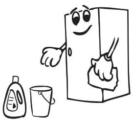 AEG RKB638E4MX Fridge - CLEANING AND MAINTENANCE 4