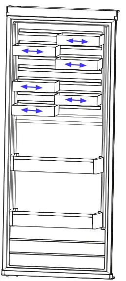 AEG RKB638E4MX Fridge - CustomFlex 1
