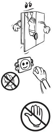 AEG RKB638E4MX Fridge - Safety warnings 3