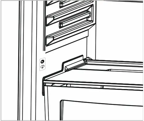 AEG RKB638E4MX Fridge - Temperature indicator 3