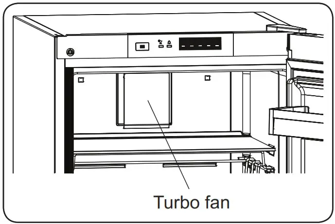 AEG RKB638E4MX Fridge - Temperature