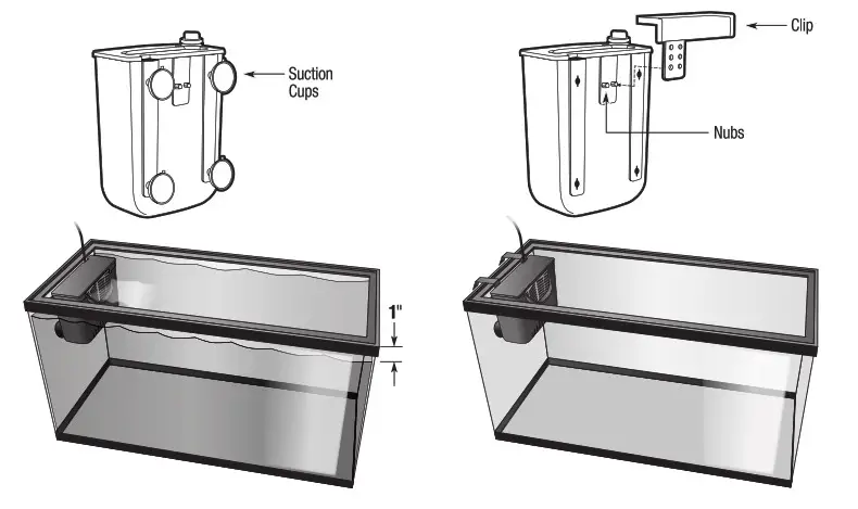AQUEON AQi5 BCR QuietFlow Internal Power Filters with SmartClean Technology - fig 2