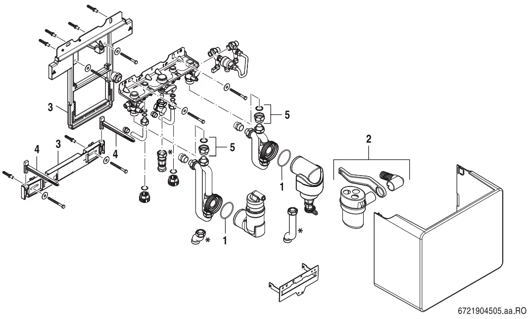 Buderus MS100 Logamax Plus Hydraulics Box