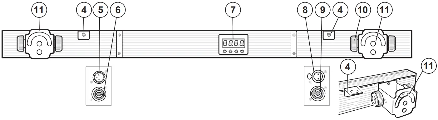 eurolite LED STP 15 QCL Bar - DESCRIPTION 2