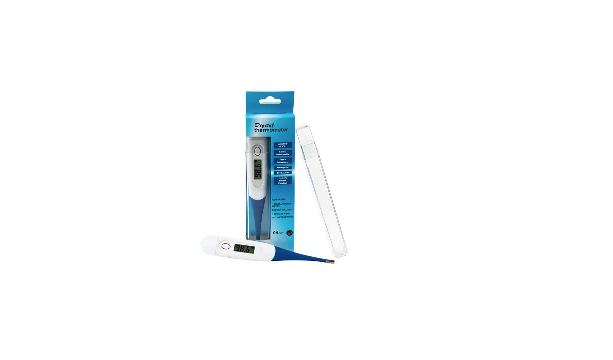 Zalik 5-inches Digital Medical Thermometer Instruction Guide