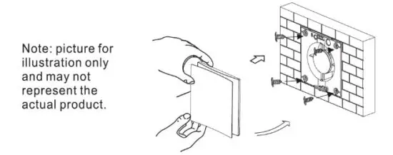 FIG 4 WALL INSTALLATION