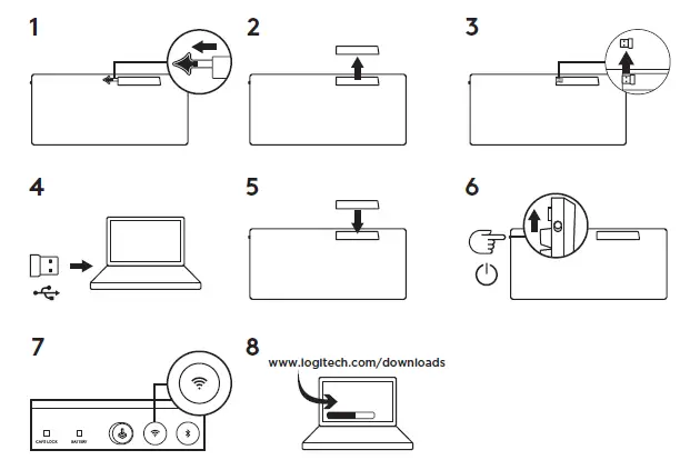 G613 Logitech Wireless Mechanical Gaming Keyboard fig-1