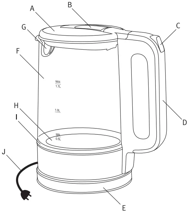 Atlanta ATH 2473 Electric Kettle - ELECTRIC KETTLE