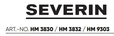 SEVERIN HM 3830 Hand Mixer User Manual