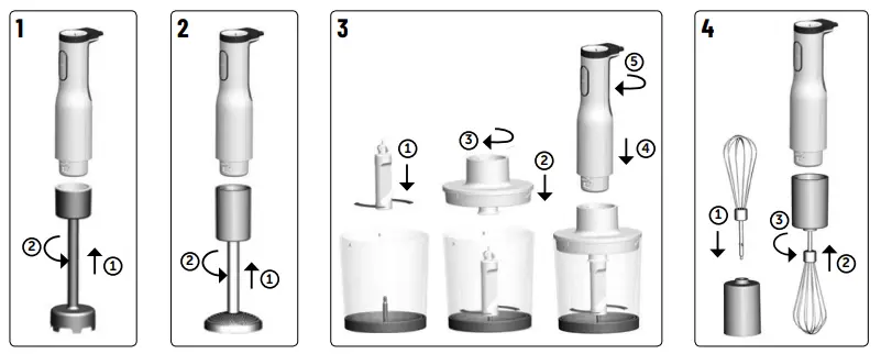 Lauben LBNSB800WT Stick Blender - fig2