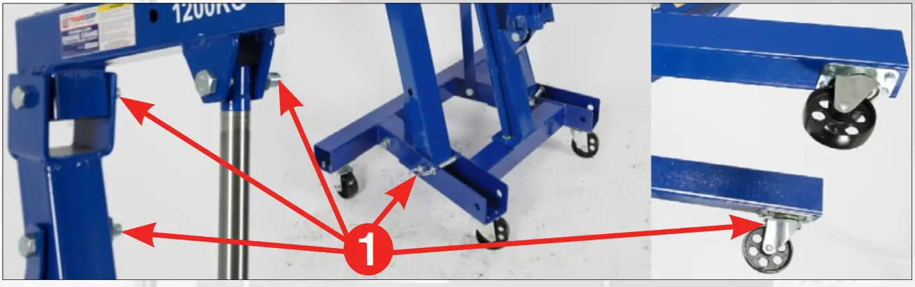 TQB 1001T Engine Crane