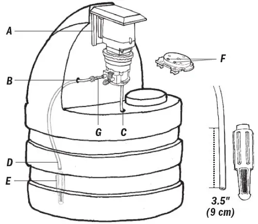 STENNER-PUMP-S7G45MFL1C4SWAA-Classic-Series-Peristaltic-Pump-with-7-5-Gallon-Tank-System-fig-1