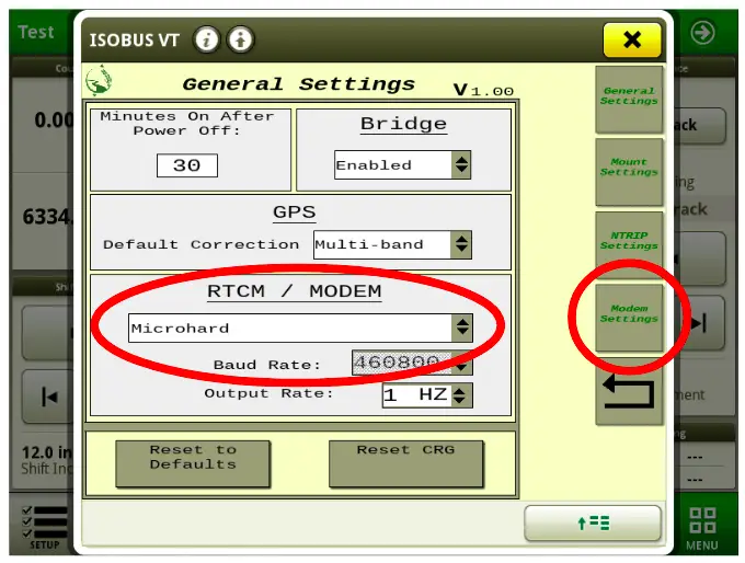 Configure CRG ISO App