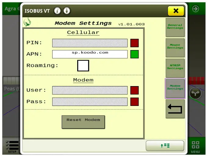 Configure CRG ISO App