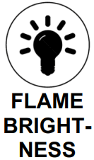 MODERN FLAMES RS-3021 Redstone Built In Electric Fireplace - BUTTON 8