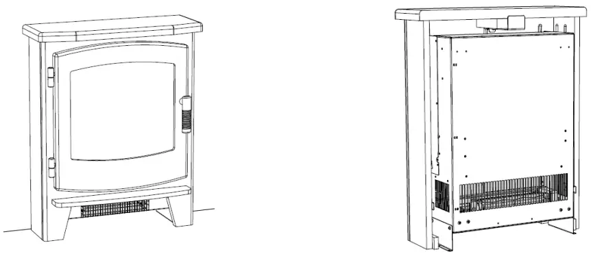 BEACON 2769 Electric Stove Freestanding Inset - Securing Appliance 1