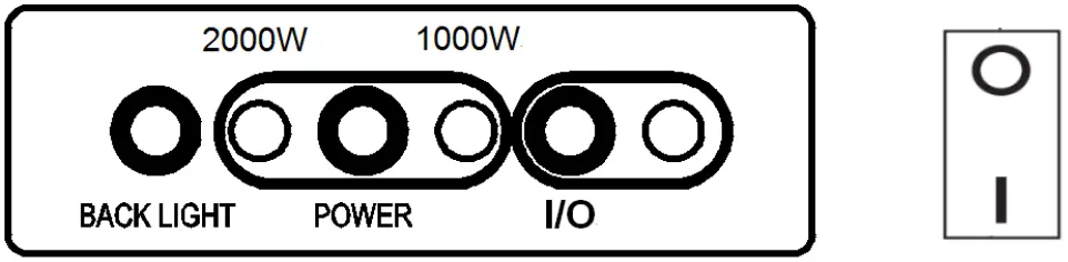 BEACON 2769 Electric Stove Freestanding Inset - control panel