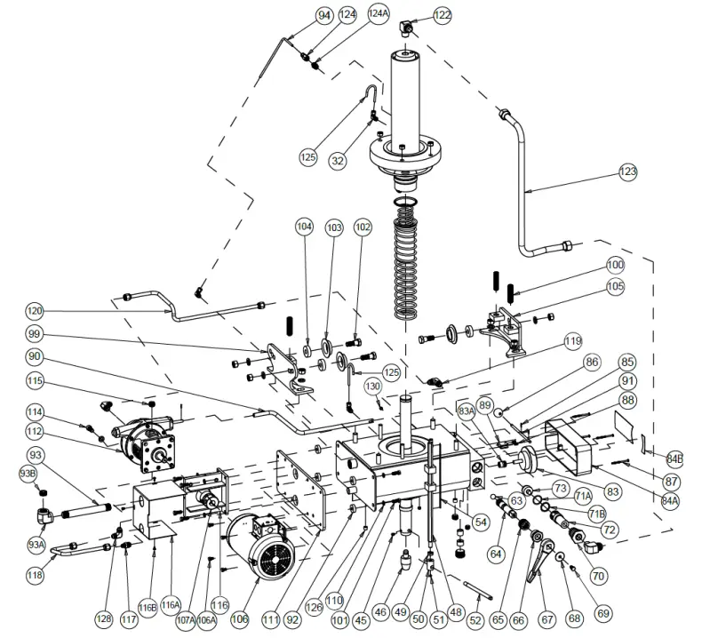 DAKE 5-150 Presses Hydraulic Machine Hub - Fig 12
