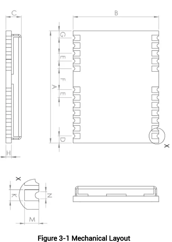 unicorecomm UM620N Automotive Grade Dual Frequency Multi GNSS Positioning Module - fig 2