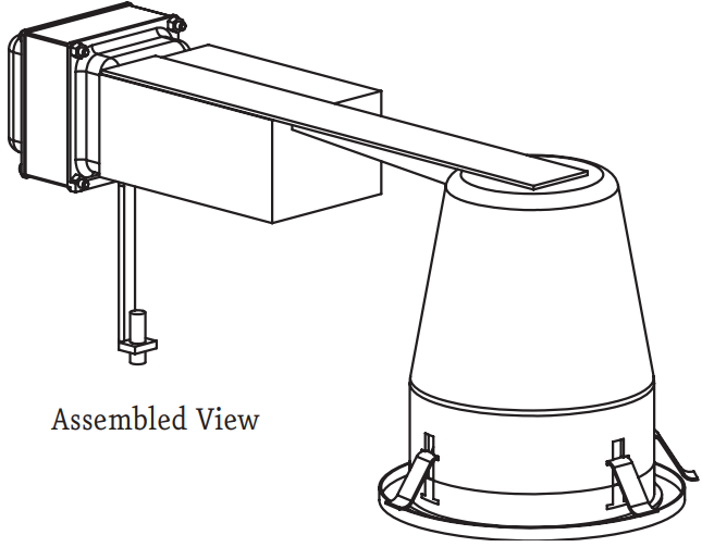 Mr Steam MSCHROMA 72 ChromaTherapy Light - Assembled View