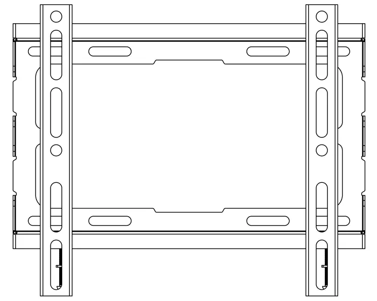 VANCO FM2343 23 Inch to 43 Inch Televisions Fixed TV Wall Mount -