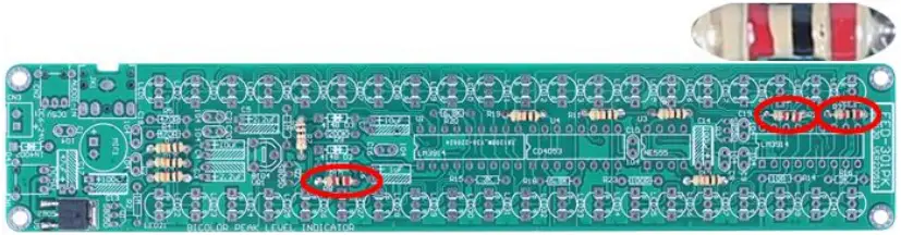 Icstation FED-301PK Audio Spectrum Indicator DIY Kit A5