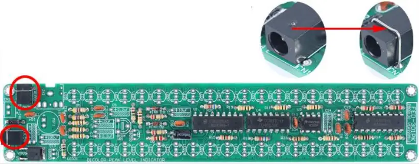 Icstation FED-301PK Audio Spectrum Indicator DIY Kit B17