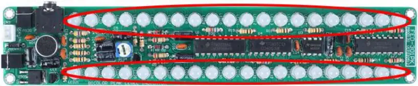 Icstation FED-301PK Audio Spectrum Indicator DIY Kit B30