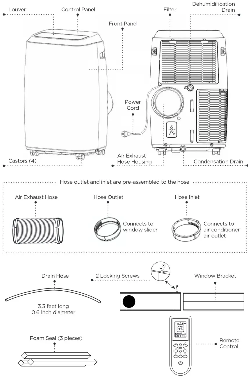 Commercial COOL CPT06WB Portable Air Conditioner - fig 2