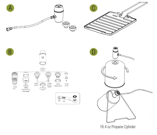 PRIMUS DIN COMBI 54748 Moja Stove - spare