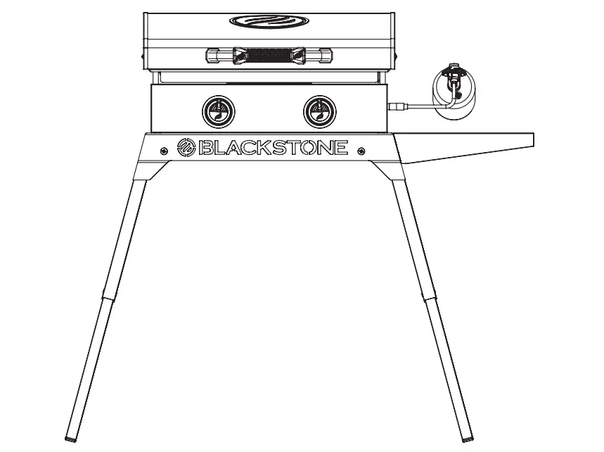 BLACKSTONE 1891 22 Inch Griddle with Hood and Stand